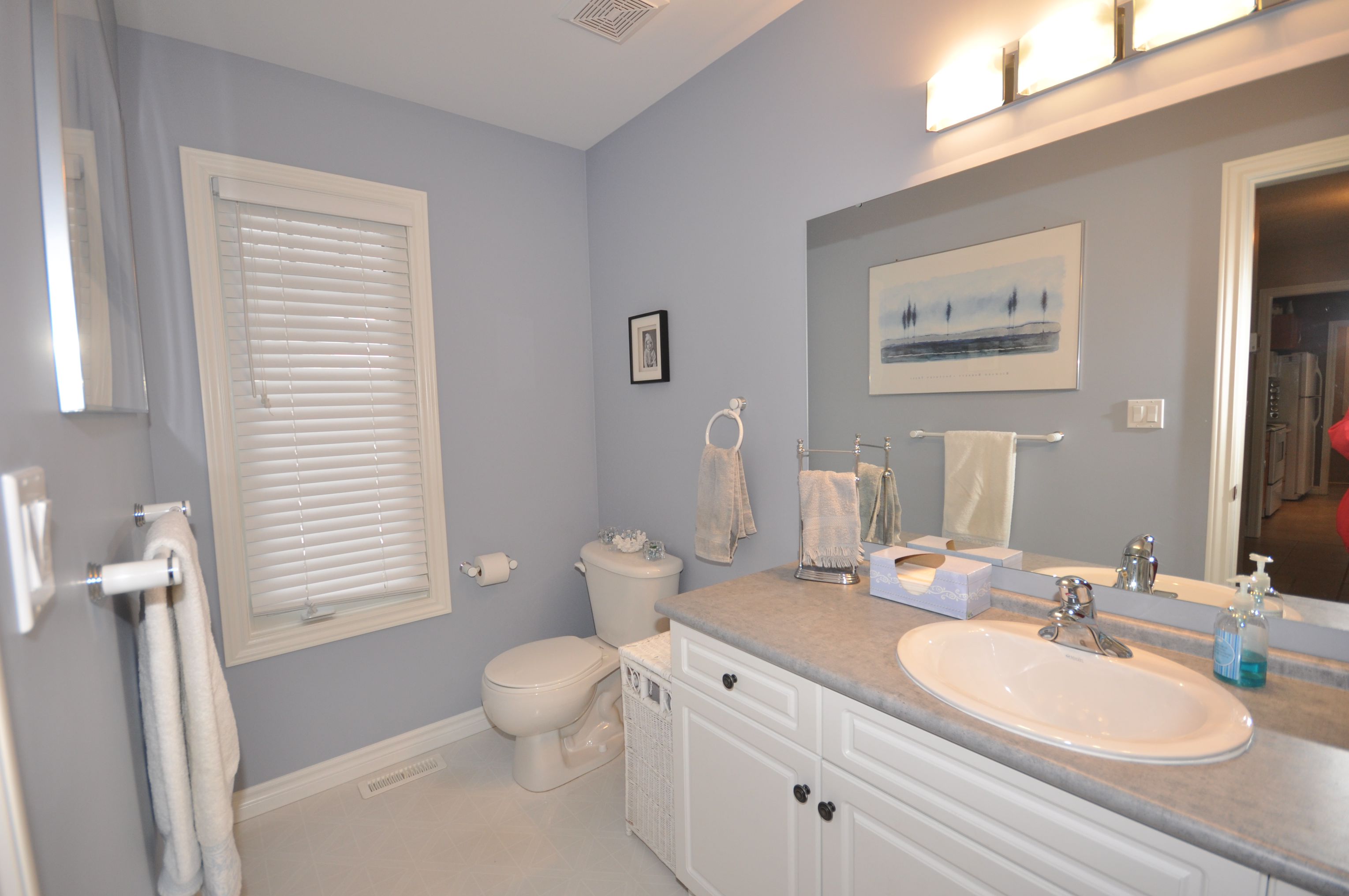 Large main floor powder room