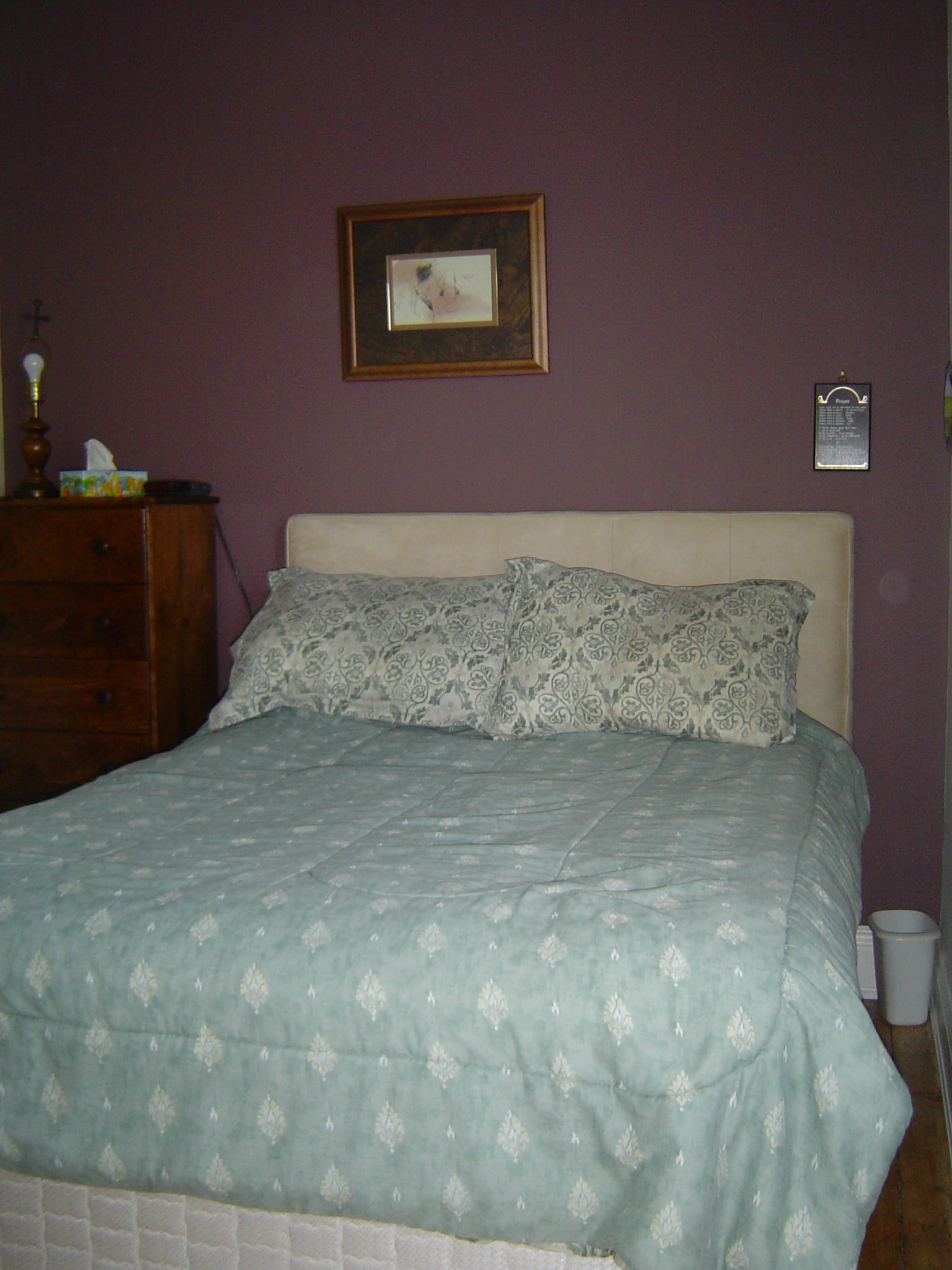 Master bedroom with walk in closet