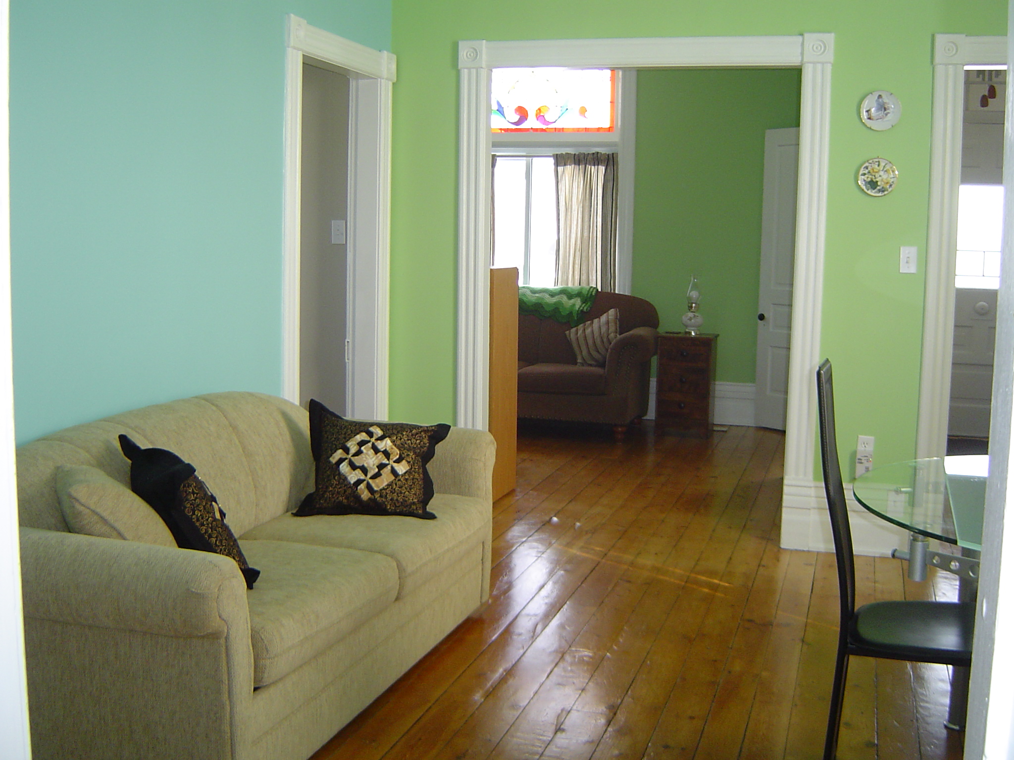 Dining room facing the living room