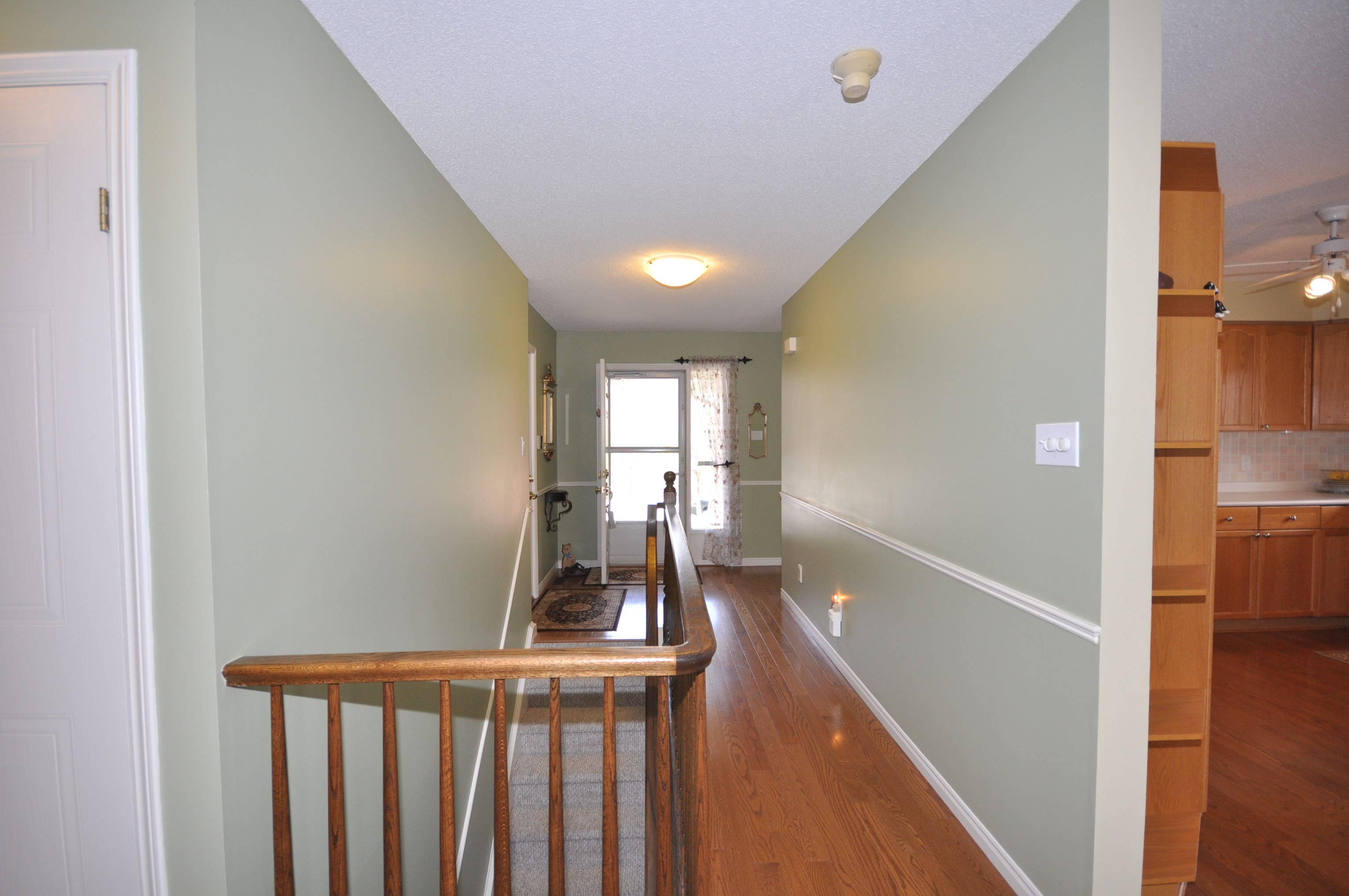 Gleaming hardwood floors through most of main floor