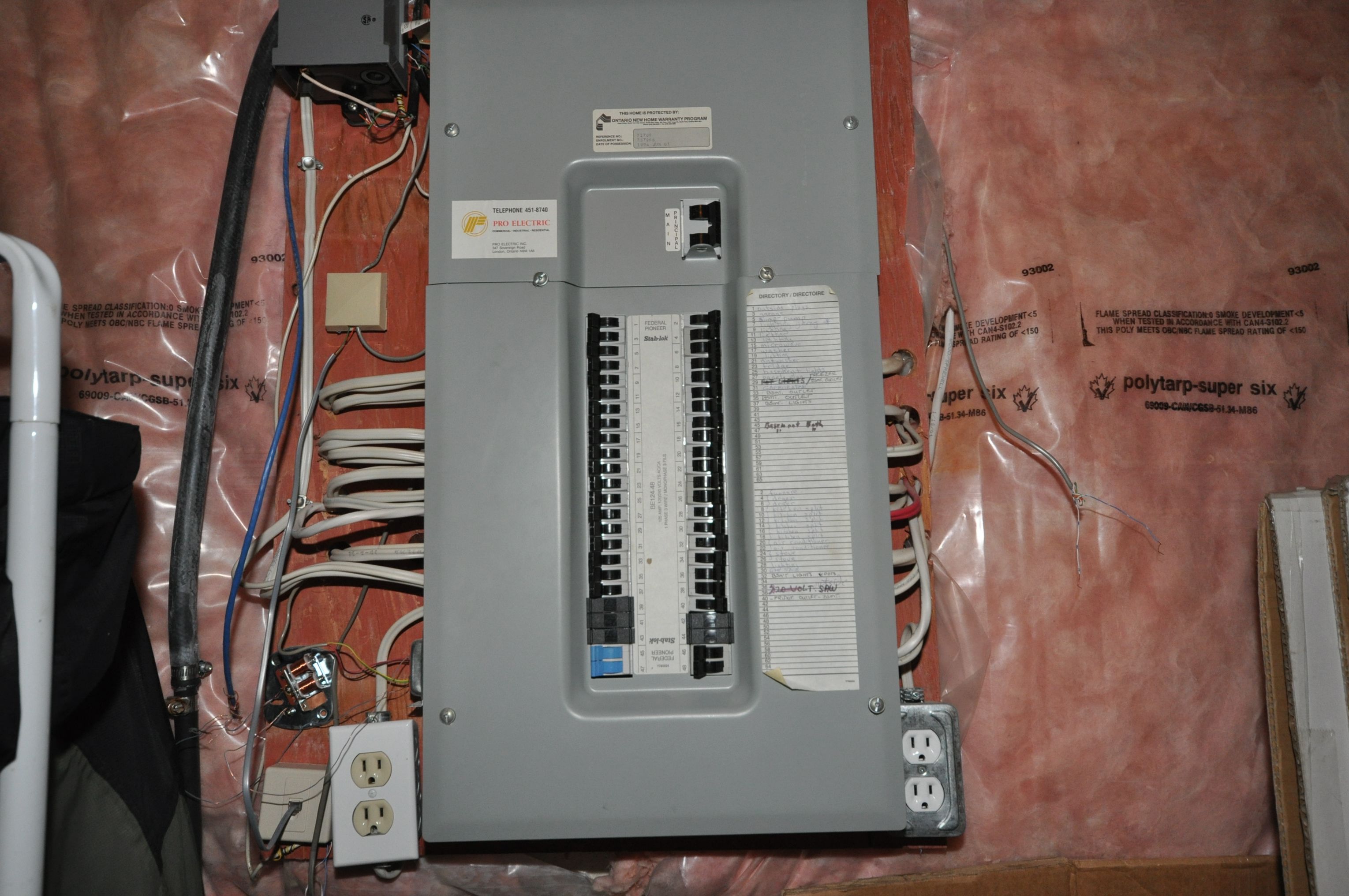 100 Amp Breaker Panel