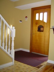 Spacious front foyer 