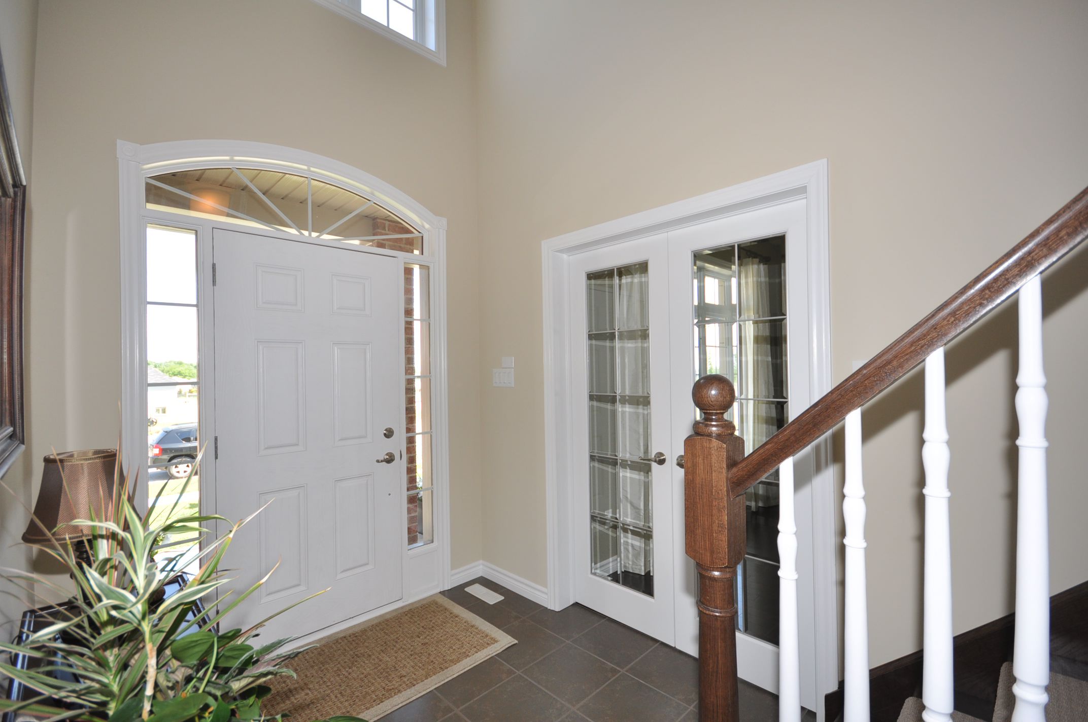 French doors leading to the Living Room