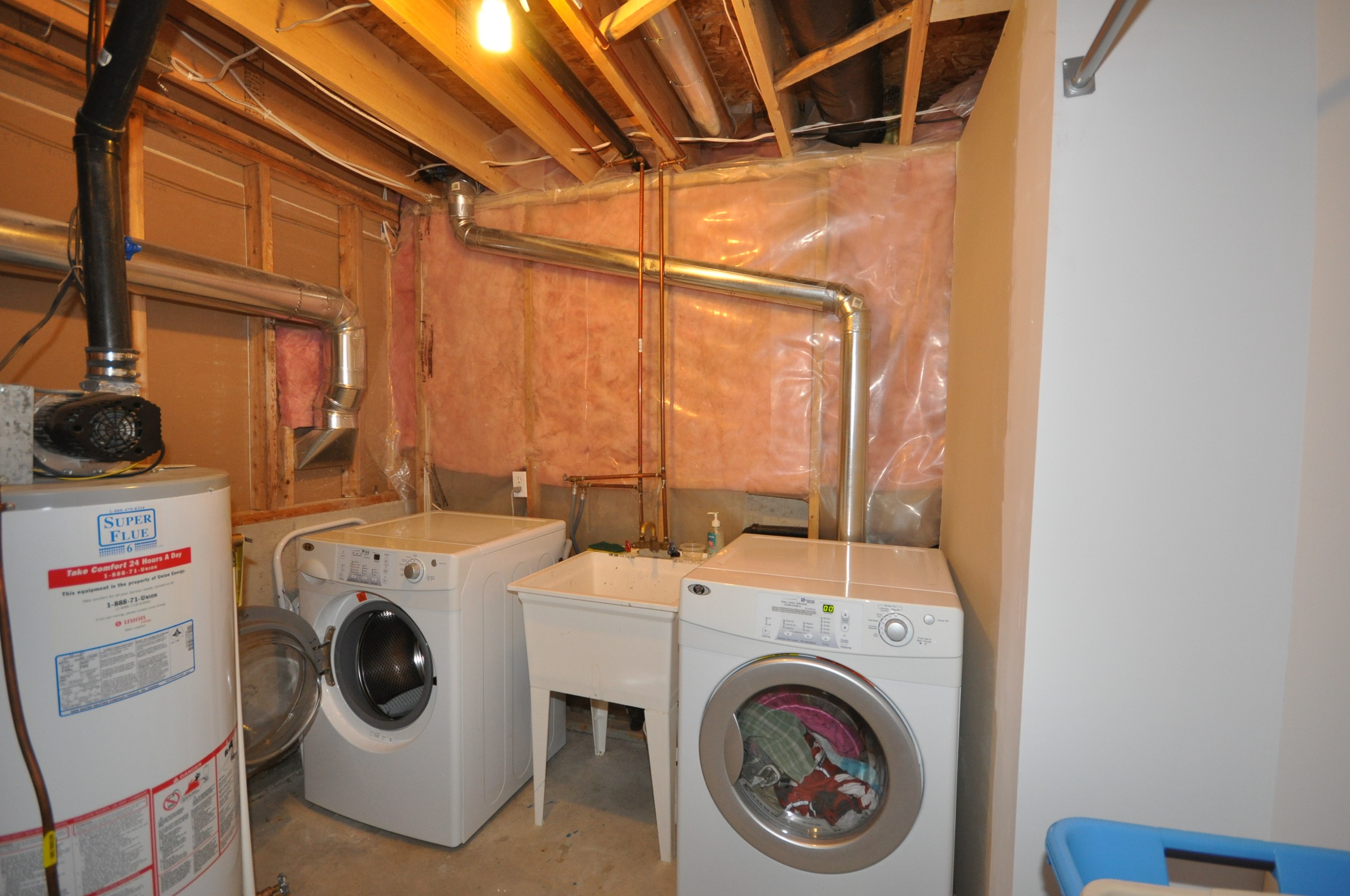 Laundry Area in the Lower Level