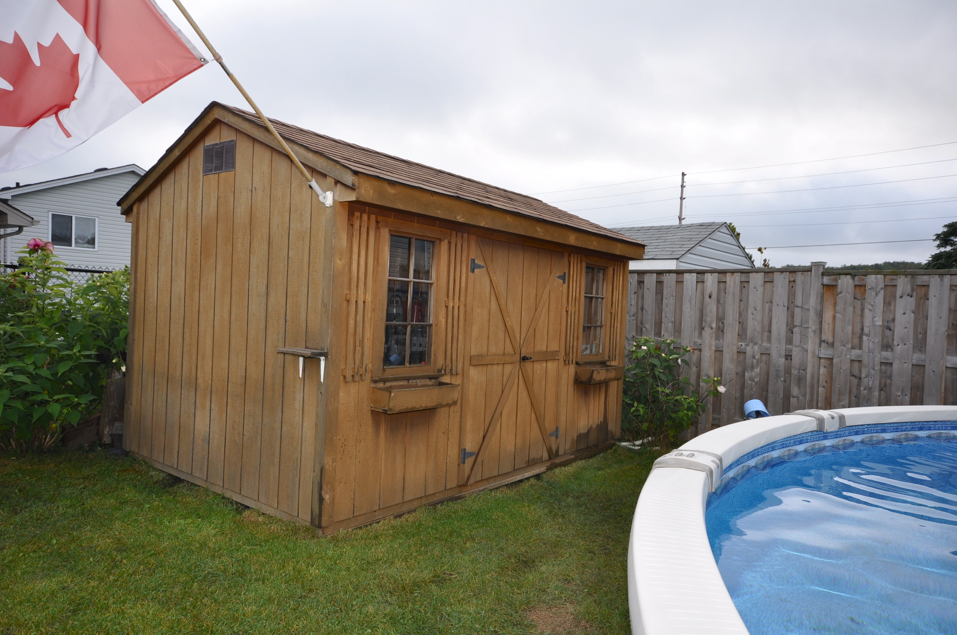 8 x12 Mennonite built shed