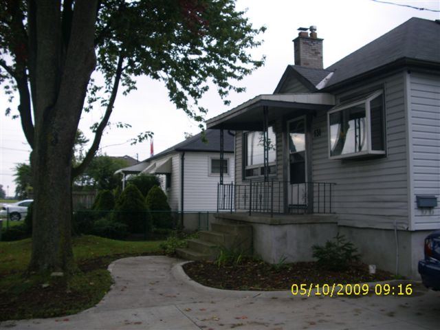 Attractive covered front entrance