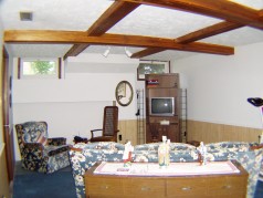 Finished recreation room in lower is a great place for the teens to hang out or a 2nd entertainment area for the little ones to play. 