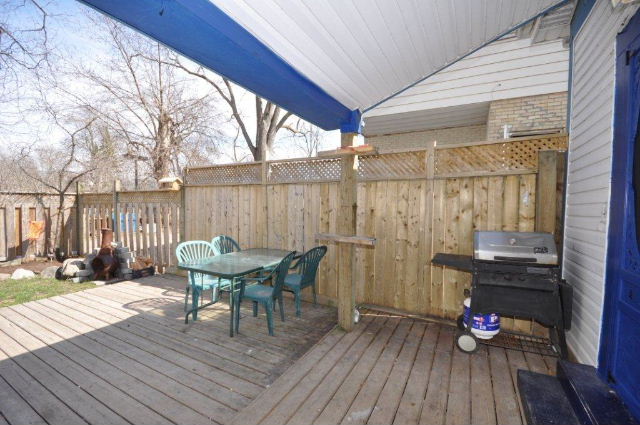 Covered Rear Porch & Deck