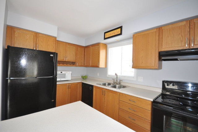 Ample counter and cupboard space