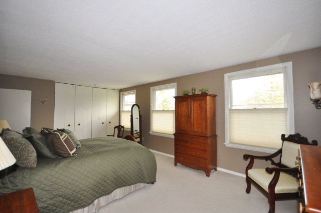 Master Bedroom has lots of light and closet space