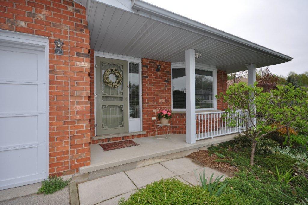 Covered front porch.