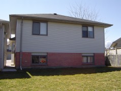 View of the back of the house. 