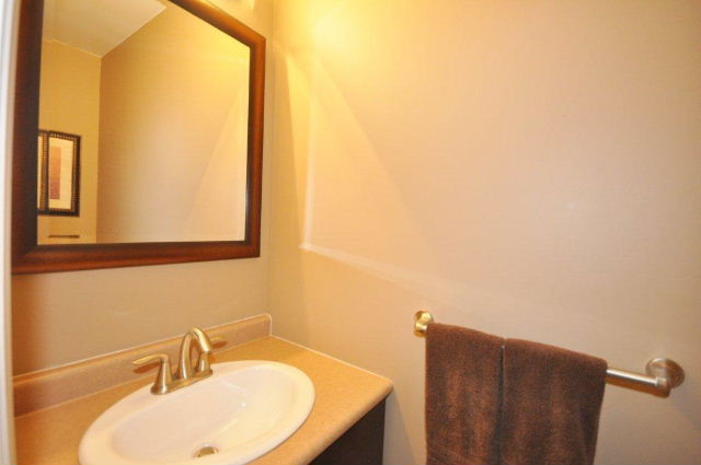 Powder room on main floor