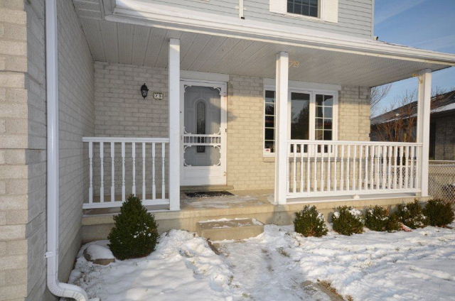 Covered front porch