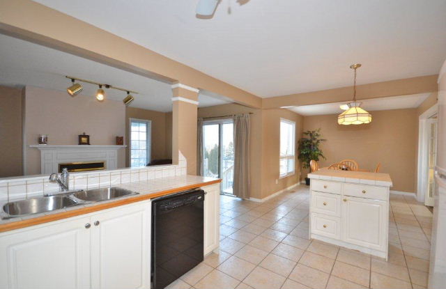 Kitchen is open to Family Room, Dining Room and Sundeck