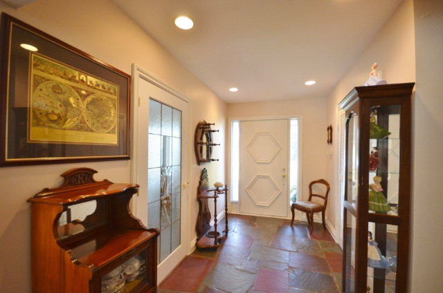 Foyer with Slate Flooring