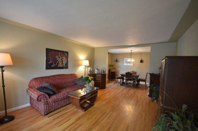 View of Living Room and Dining Area