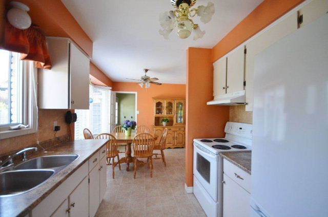 Kitchen looking onto Eating area