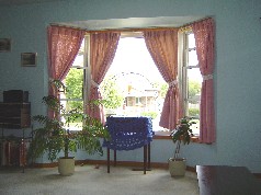 Enjoy all the sunlight from the large bay window 