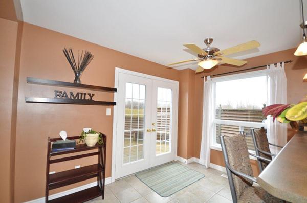 French Doors to Deck from Kitchen