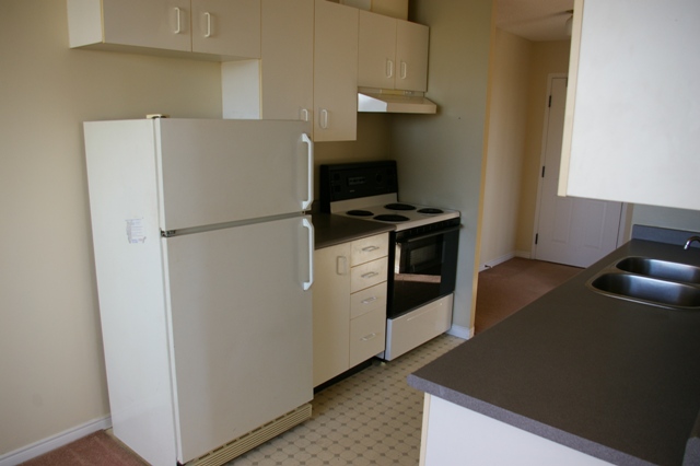 White Galley Kitchen