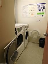 COIN OPERATED LAUNDRY ON EACH FLOOR