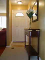 Spacious front foyer 