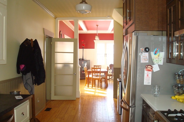 Kitchen View To Dining Room