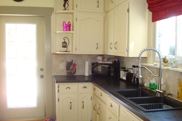 Updated Kitchen with Door to Patio