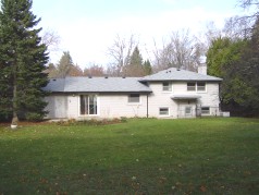 Back view of the house 