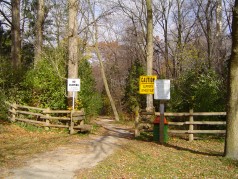 Enjoy the trails at the end of the street. 