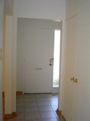 Front foyer has updated ceramic flooring 