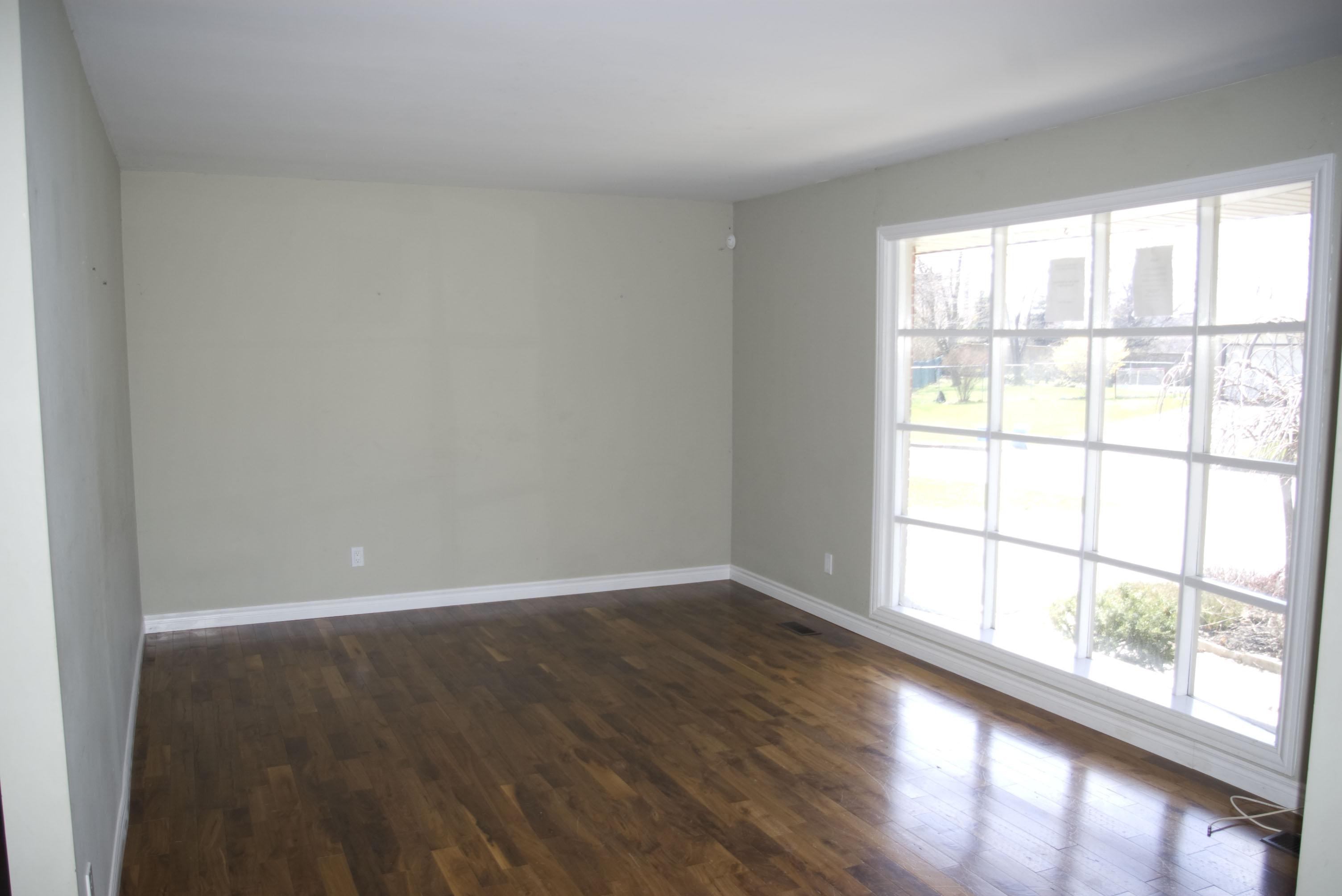 Gleaming Hardwood in Living Room