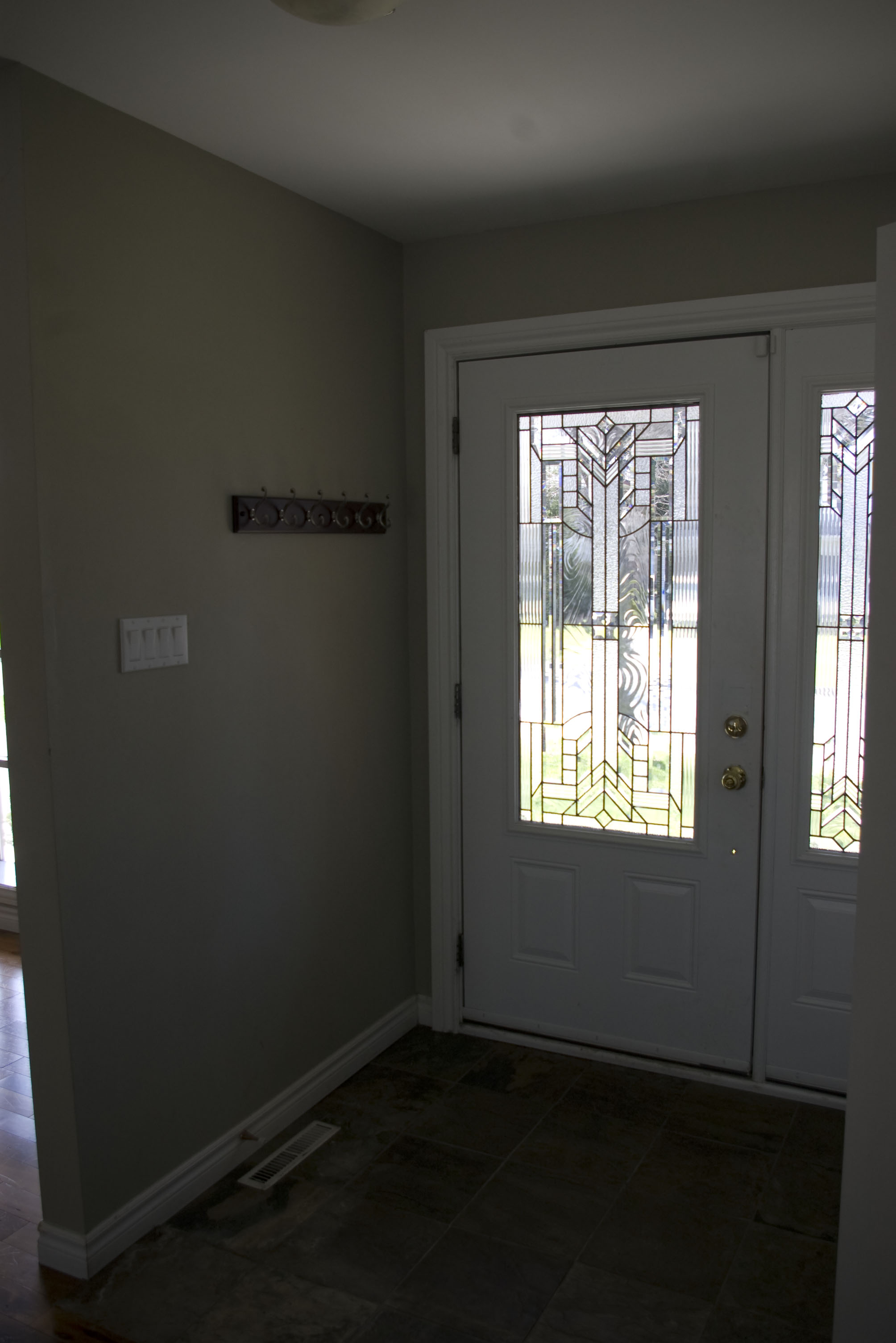 Gorgeous Front Door Set and Newer Flooring in Foyer