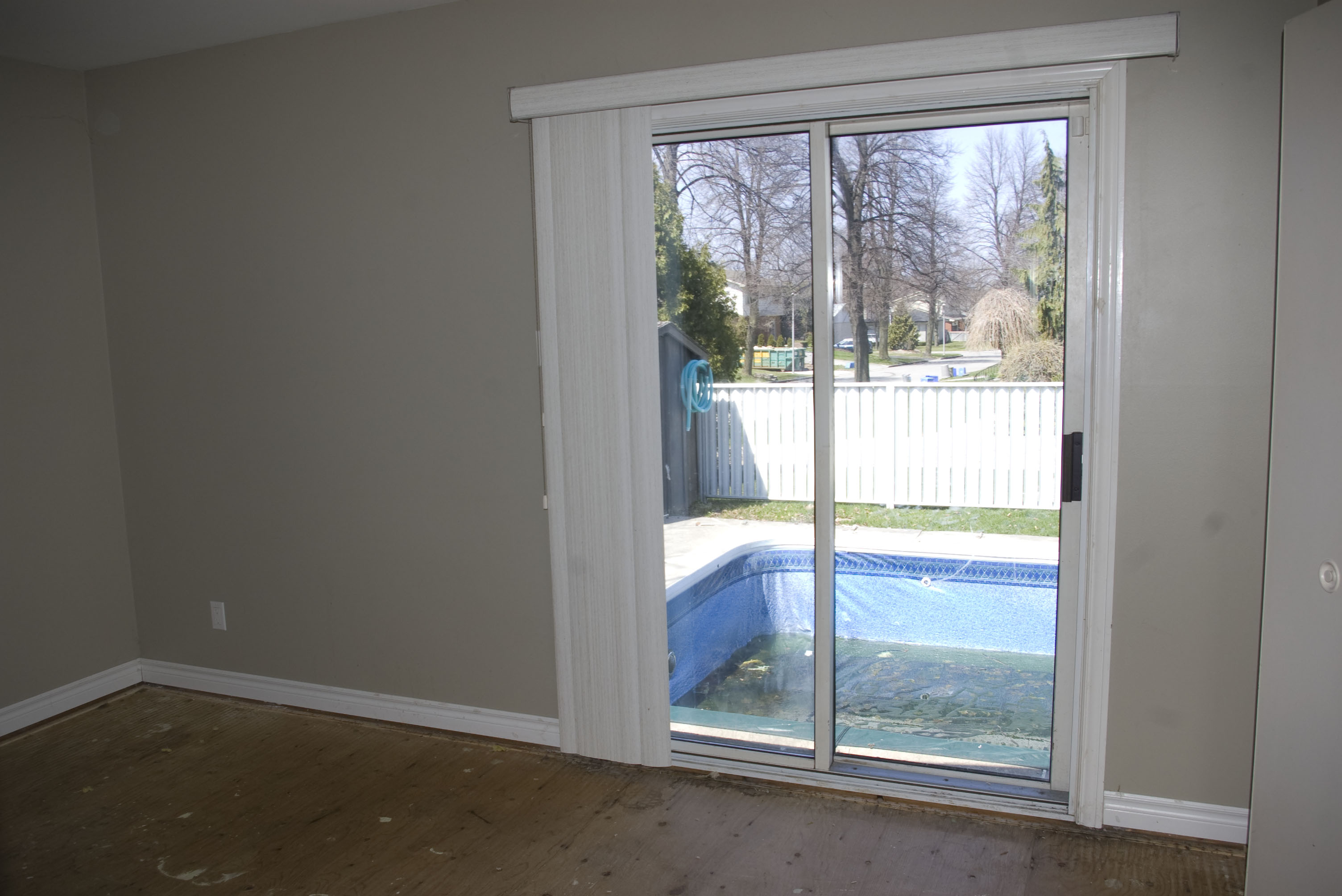 Patios Doors off of 3rd Bedroom