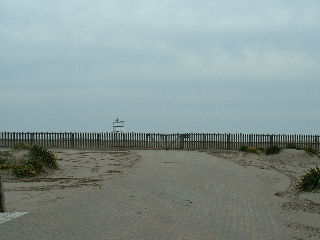 Fenced from beach for privacy and security