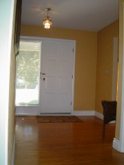 Spacious front foyer 