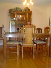 Enjoy a gourmet dinner in your formal dining room 