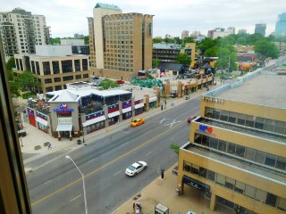 View of Shops from Great Room Windows