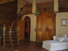 Beautiful winding staircase to 2nd floor Games/Rec area off Hearth Room 
