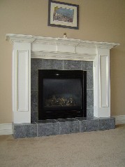 Lovely gas fireplace in Family Room 