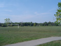 Enjoy a game of soccer at the park 