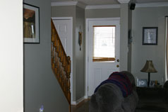 Sunny front foyer