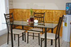 Wainscotting in Kitchen eating area