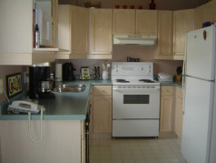 Spacious kitchen with tons of counter and cupboard space