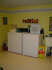 Finished laundry room