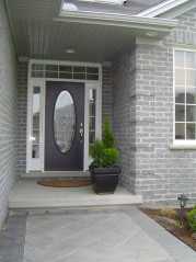  Attractive covered front entrance