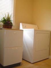 Convenient main floor laundry room