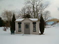 Shed for all your gardening equipment.