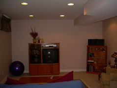  Family room in lower level